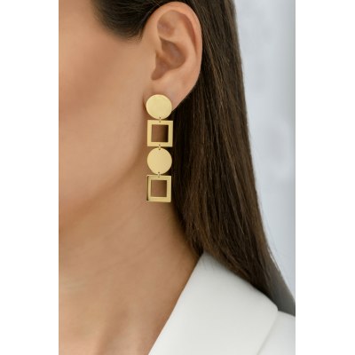 ANASTASIA KESSARIS - Shapely Flowing Gold Earrings